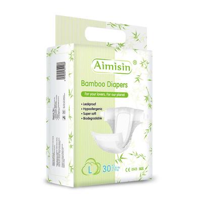 bamboo biodegradable soft baby diapers